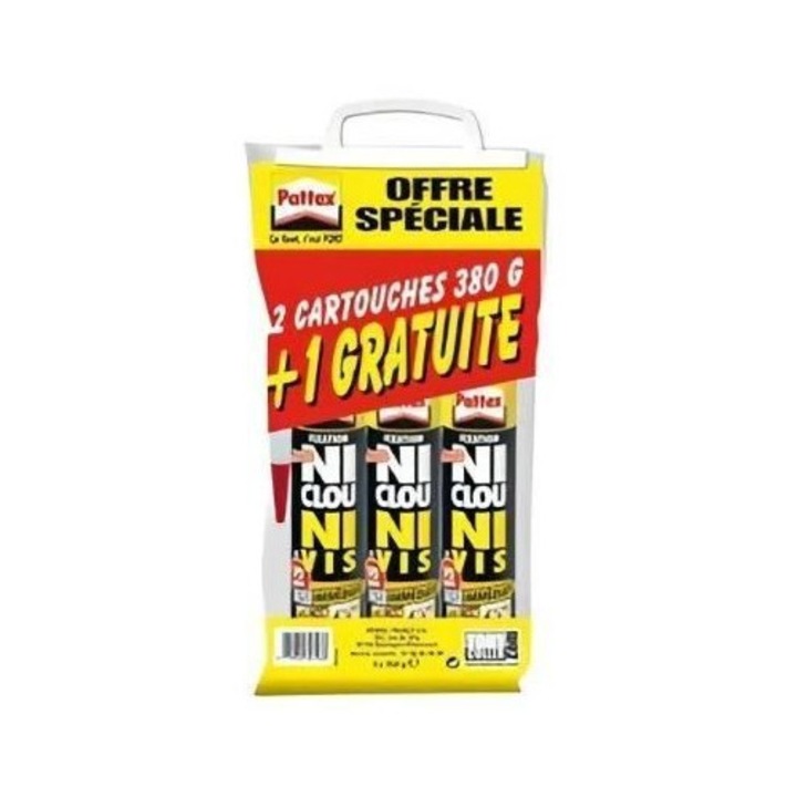 Лепило Pattex, 3 туби, 310мл