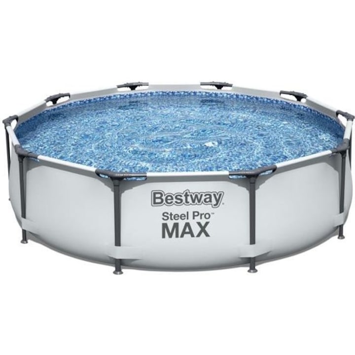 Bestway Steel Pro MAX medence, 305x76cm, FrameLink rendszer, egyszerű összeszerelés