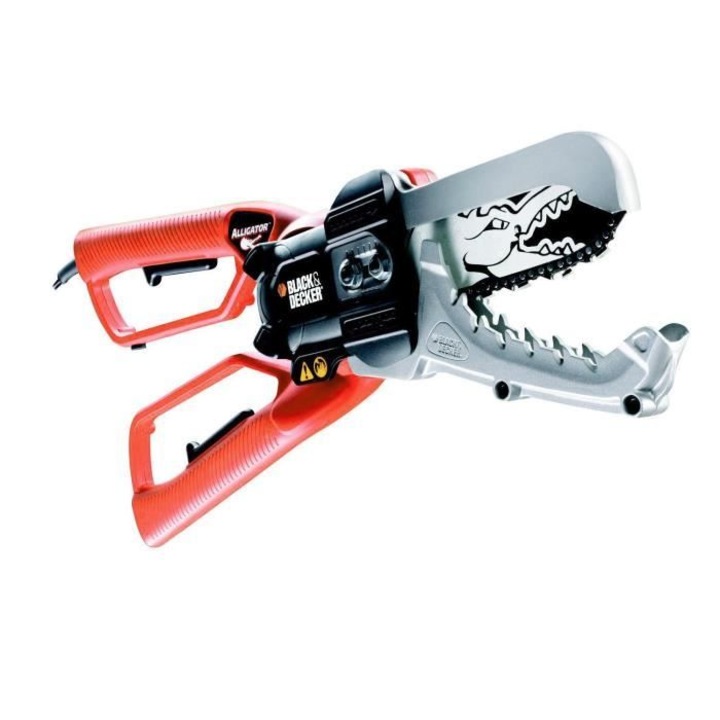 Foarfeci gradinarit Black + Decker Cup Branch Alligator GK1000, culoare neagra, dimensiuni compacte