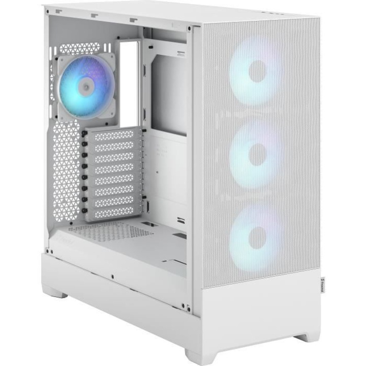 Компютърна кутия, Fractal Design, Pop XL Air RGB, бяла, закалено стъкло