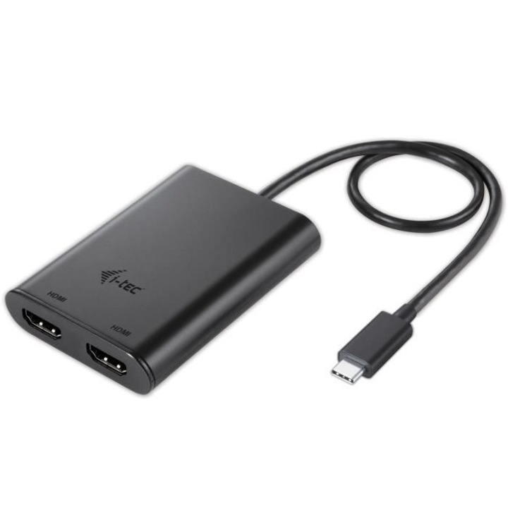Адаптер USB-C 2x HDMI 2x4K 30Hz, i-Tec