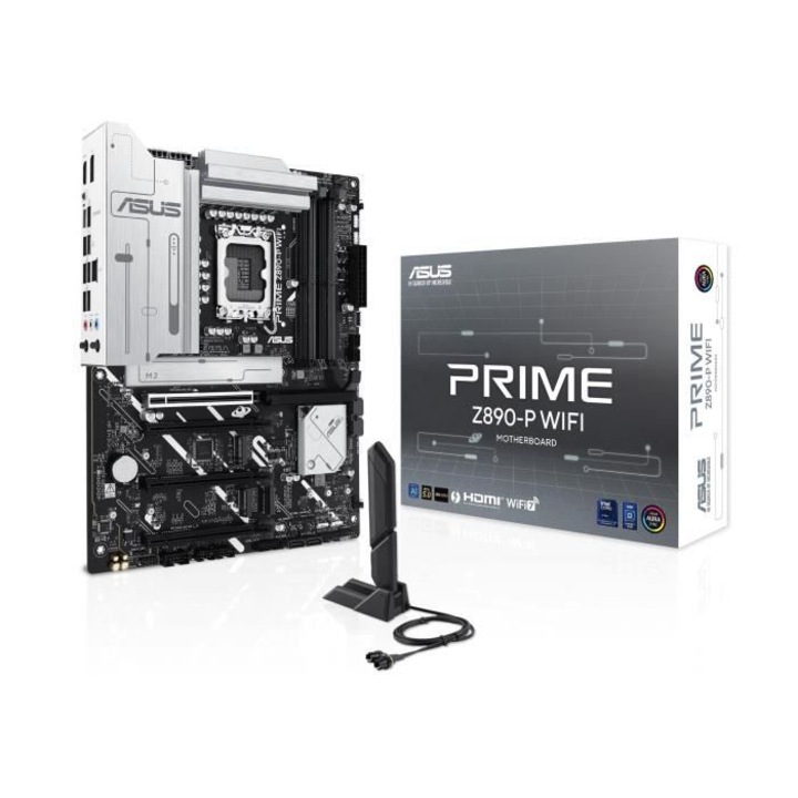 Дънна платка ASUS PRIME Z890-P WIFI, DDR5 SDRAM, вграден Wi-Fi, множество USB портове