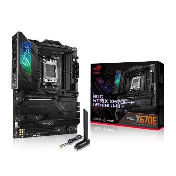 Дънна платка ASUS ROG Strix X670E-F Gaming Wifi, Socket AM5, AMD X670