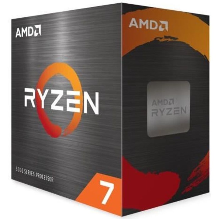 AMD RYZEN 7 5800X processzor, 4,70 GHz, 8 mag, AM4