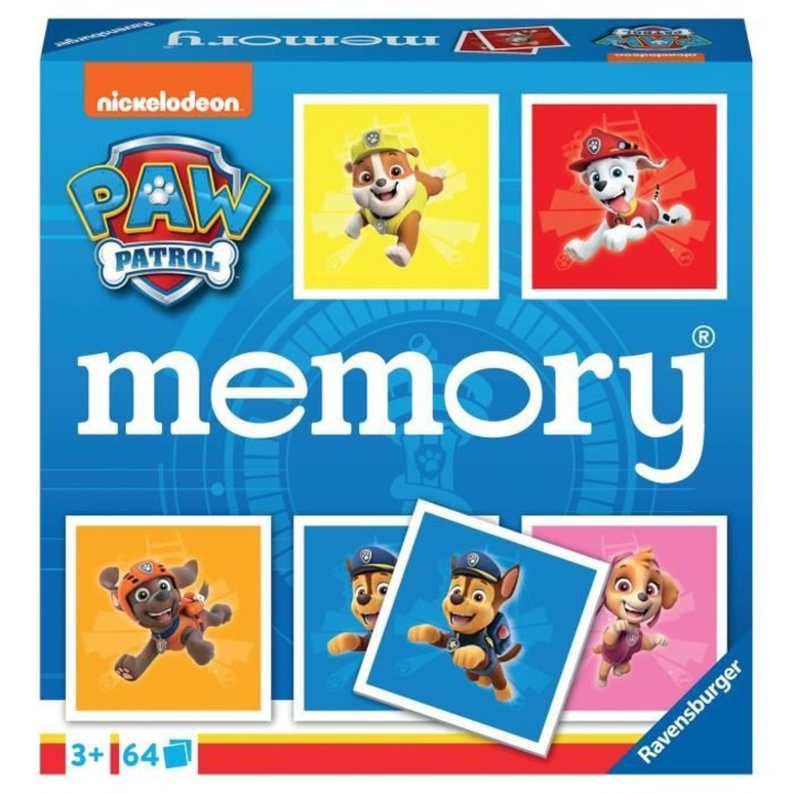Игра за памет Paw Patrol, Ravensburger, 4005556208876