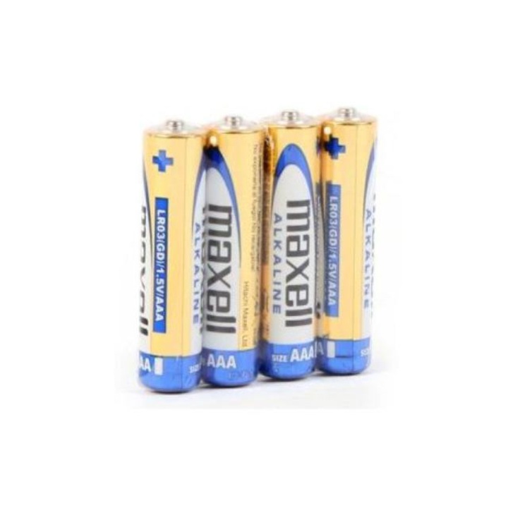 Maxell: Alkáli vékony ceruzaelem 1.5V AAA LR03 4db fóliás csomagolásban