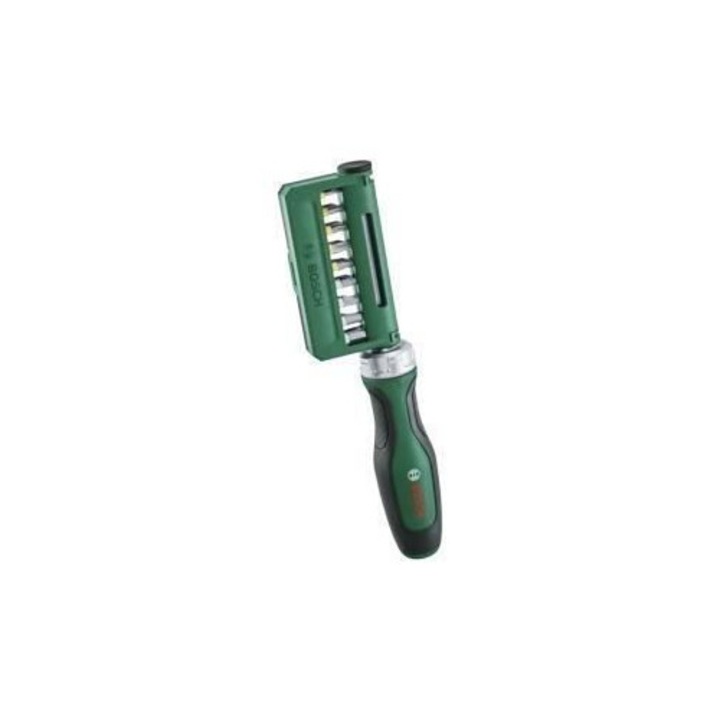 Bosch csavarhúzó készlet 19 részes, mágneses tartóval, 36 foggal, 18 S2 acél darabbal