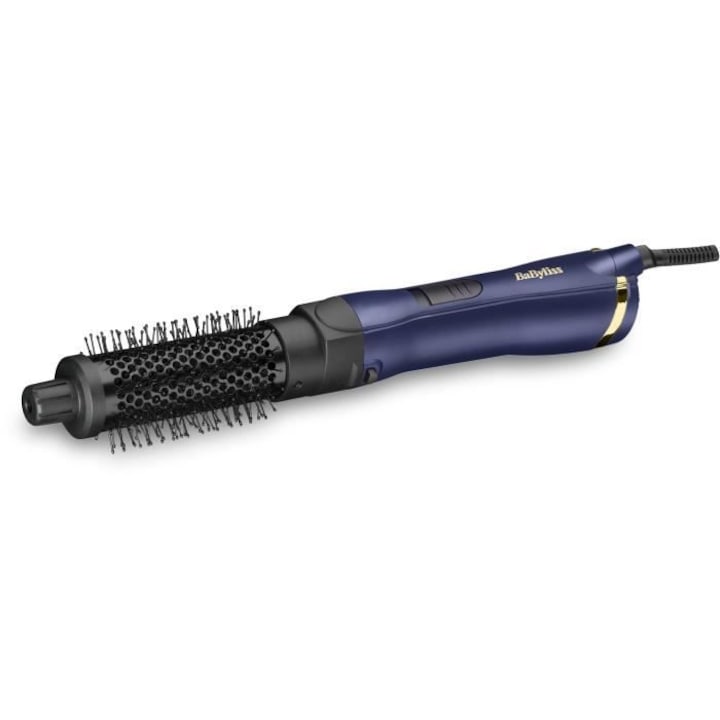 Perie de par electrica BaByliss AS84PE, pentru coafare naturala, culoare Midnight Luxe