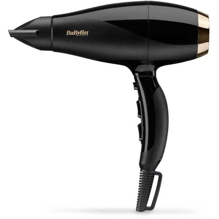 Сешоар BaByliss 6714E, 2300W, 3 температури, 2 скорости, 120 км/ч, бутон за студен въздух