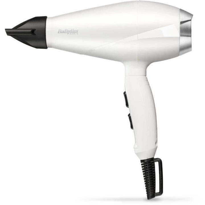 Сешоар BaByliss 6704WE, Професионален, 2000W, AC Speed Pro, бял