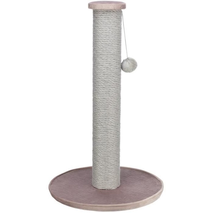 Trixie Kaparó Oszlop Talppal, Labdával, Macskának, 64 cm magas, 38 cm átmérő, Antik RózsaszÍn, 44720