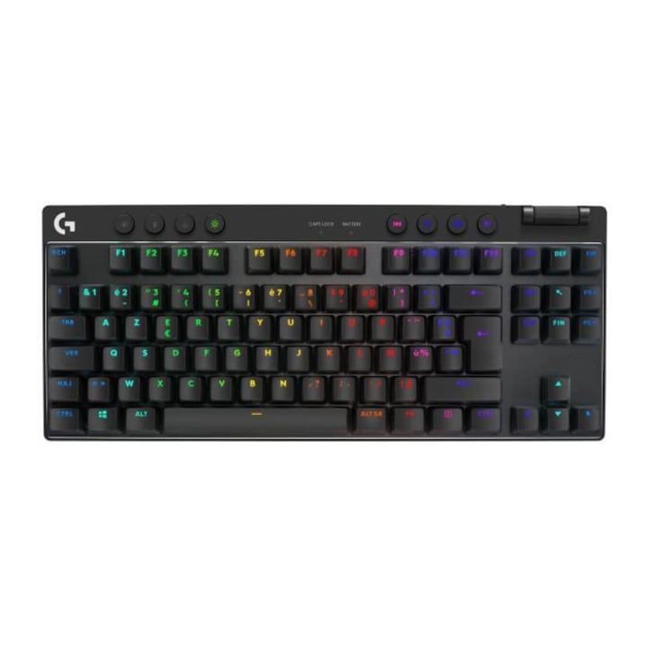 Клавиатура Logitech G PRO X TKL LIGHTSPEED, LIGHTSYNC RGB, черна