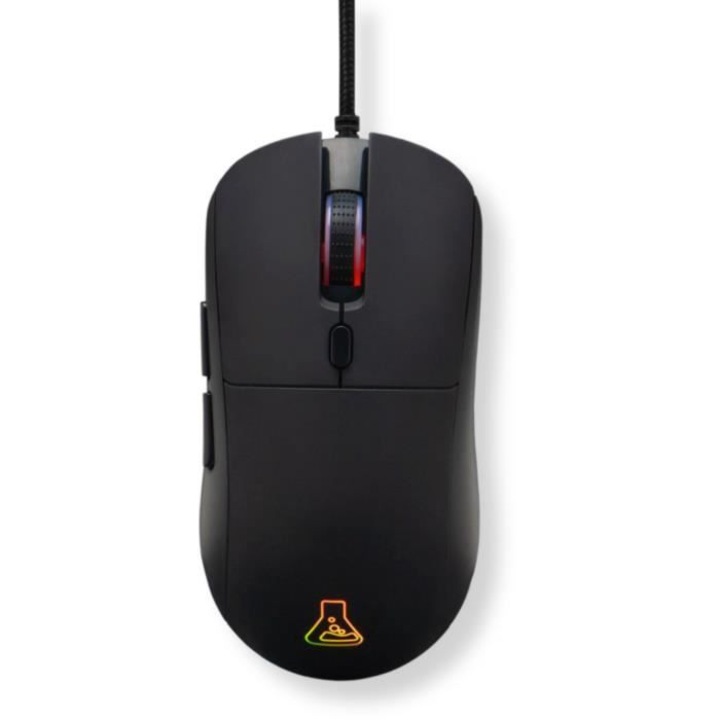 Mouse de gaming cu fir, The G-Lab, KULT-COBALT, RGB, 12800 DPI, negru