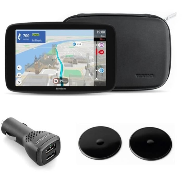 GPS Tomtom GO Camper Max 7, prémium szett, új generáció, autós elektronikai kiegészítők