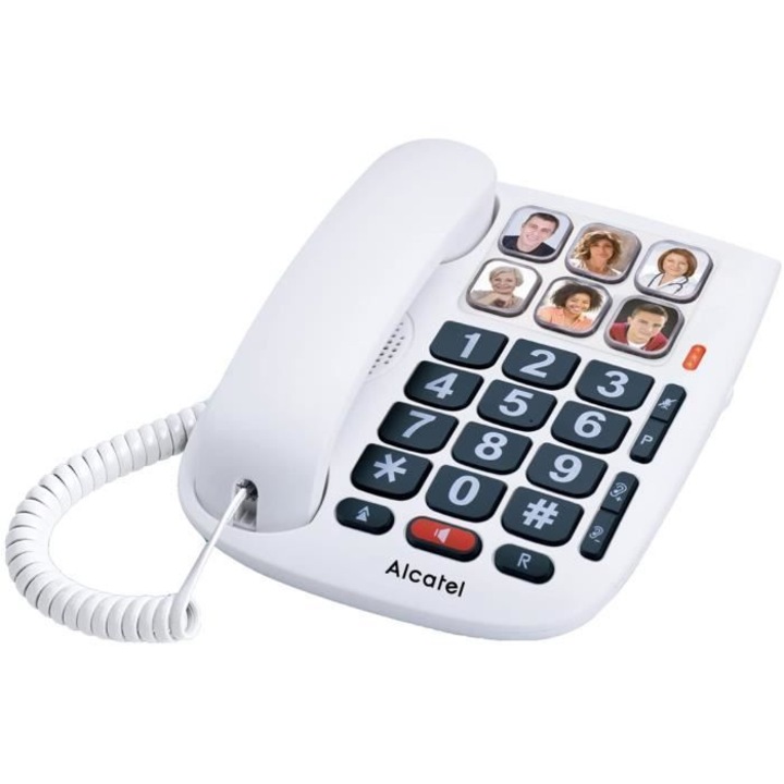 Alcatel TMAX 10 vezetékes telefon fehér (TMAX 10)