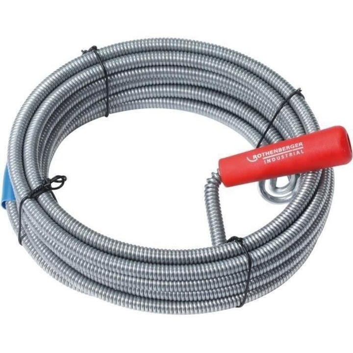 Csatornatisztító horogfejjel, ROTHENBERGER, flexibilis, 9mm, 5m