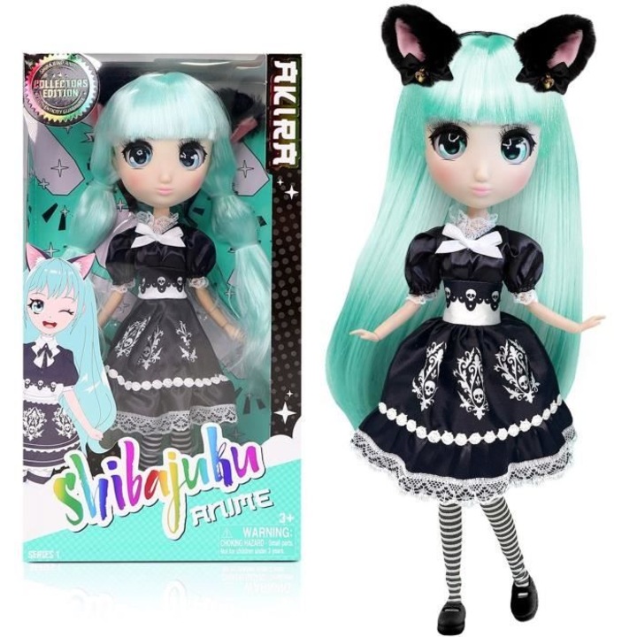 Papusa, Akira, többszínű, 30 cm