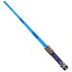 Sabie laser Jedi Master Sol, Hasbro, personalizabila, albastra, 4 ani
