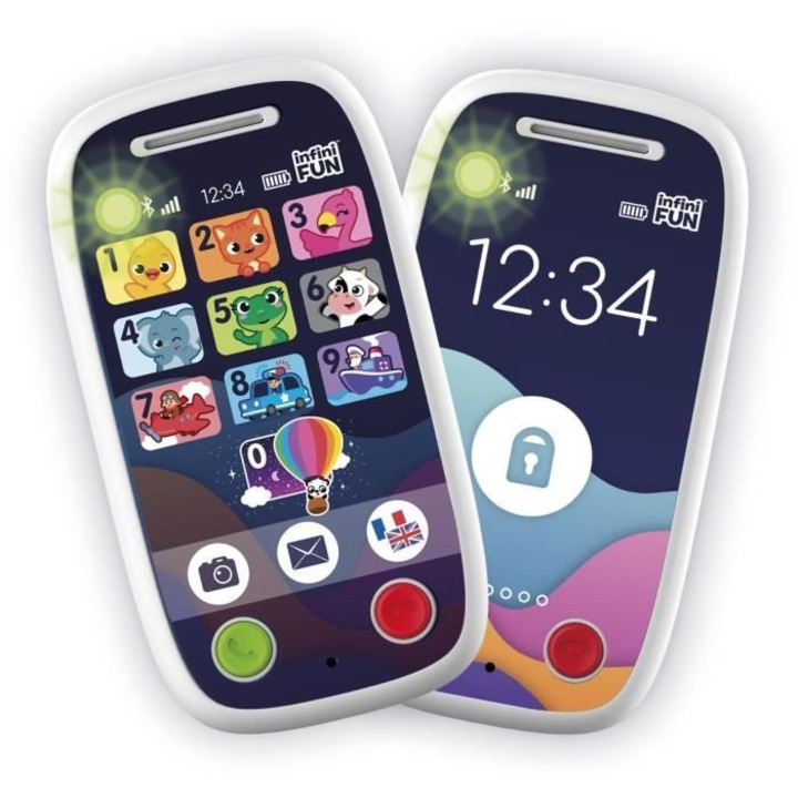 Interaktív telefonkészlet, My 1st Duo, valósághű kommunikáció, számok és színek tanulása, többszínű