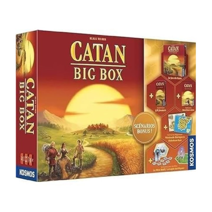 Настолна игра, Asmodee, Catan, 3-4 играчи, многоцветна