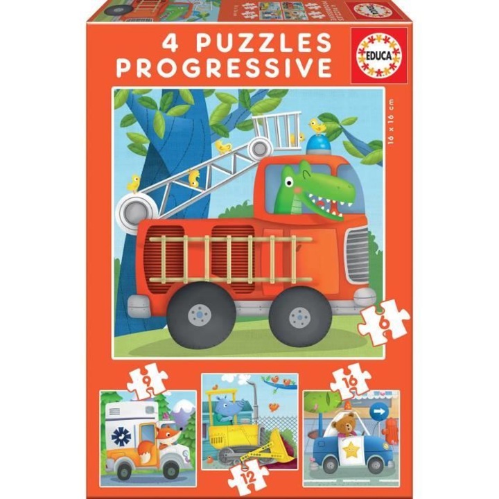 Puzzle Educa - Прогресивен пъзел патрул