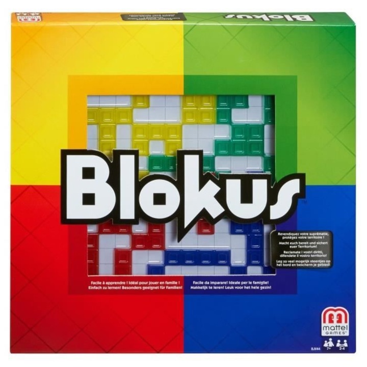 Társasjáték, Mattel Games, Blokus, stratégia, 2-4 játékos