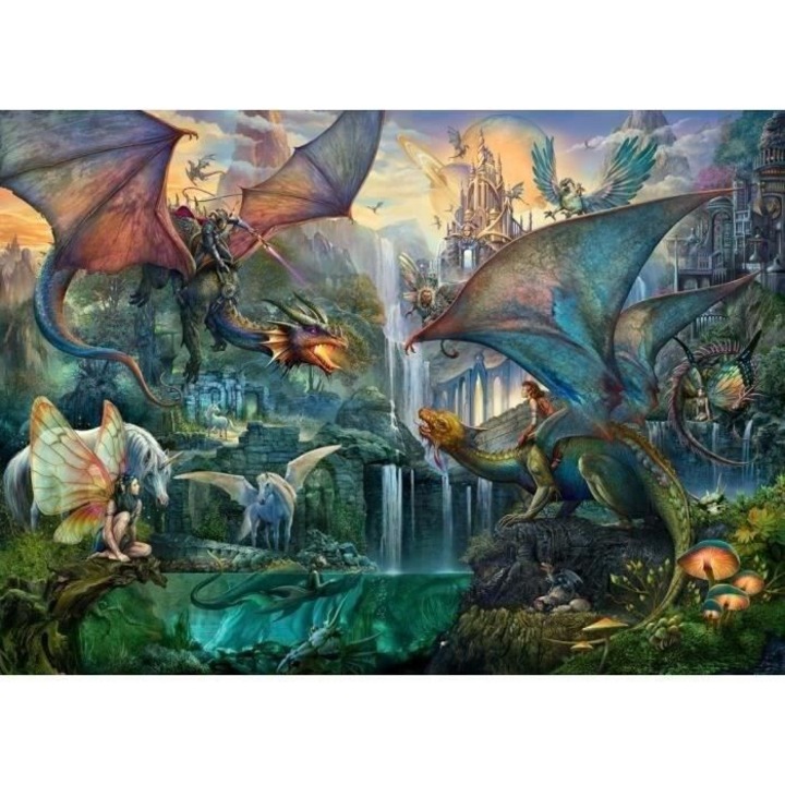 Ravensburger 9000 db-os Puzzle - Varázslatos Sárkányerdő 16721 (GXP-765024)