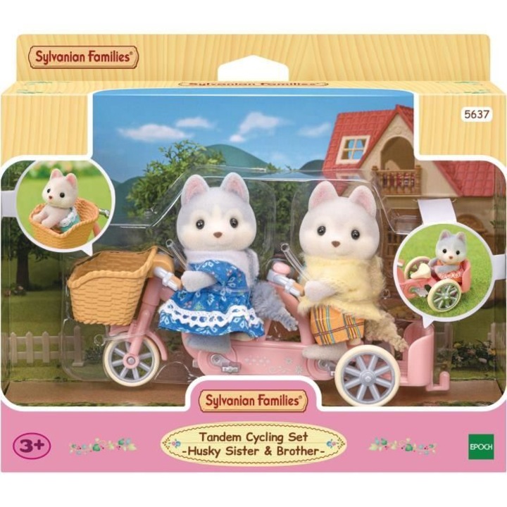 Комплект фигурки от Sylvanian Families - Братя Хъски