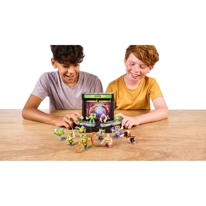 メルール　MELUR THE HAPPY MELUR TOWN BOXセット Arena de lupta Ninja Turtles, Moose Toys, jucarie interactiva