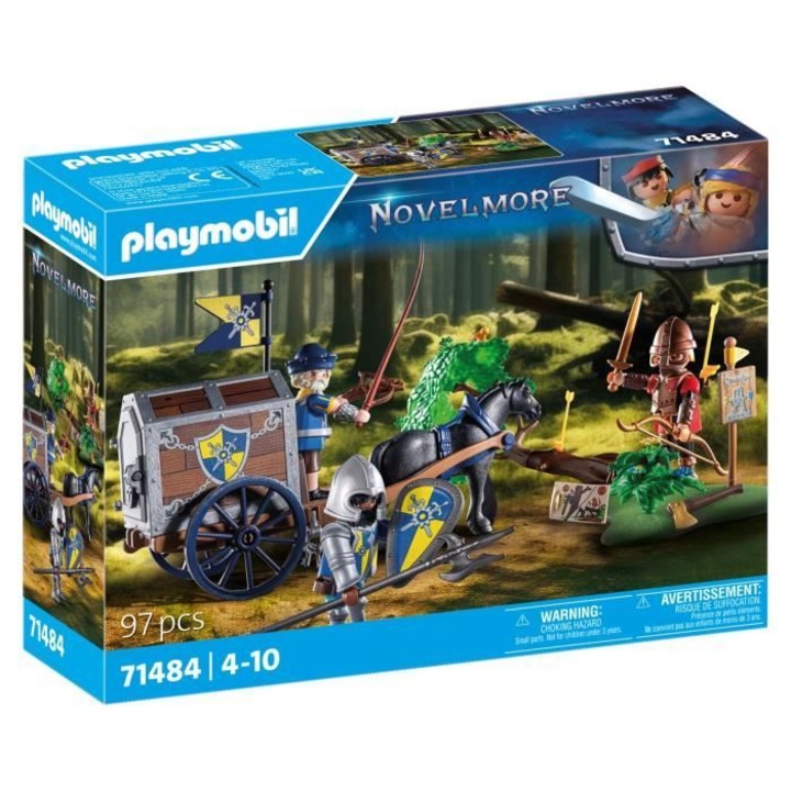 Комплект фигурки, Playmobil, Novelmore Convoy with Bandit, 5+ години