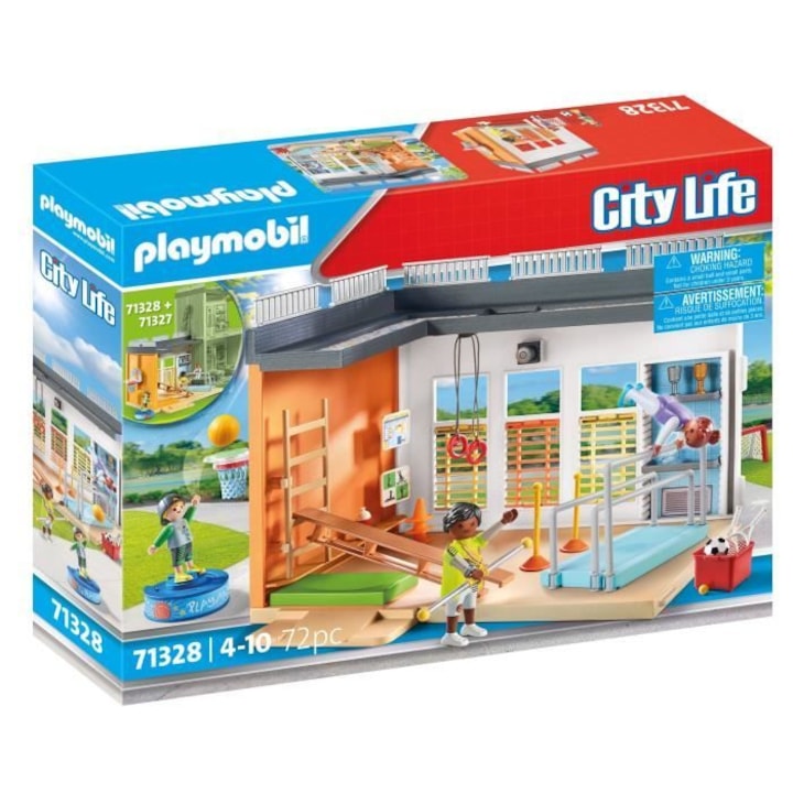 Комплект фигурки, Playmobil, Фитнес зала, многоцветен, 71328