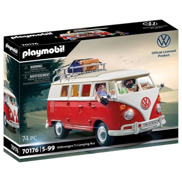 Комплект за конструиране за деца Playmobil, Volkswagen T1 Bus