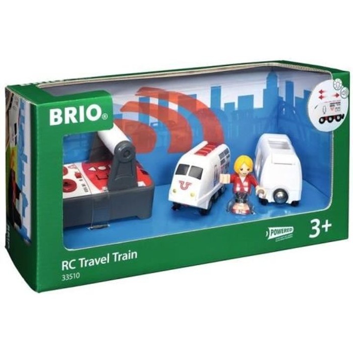 Játékvonatok, BRIO WORLD, BRIO World - 33510, rádióvezérlésű, többszínű