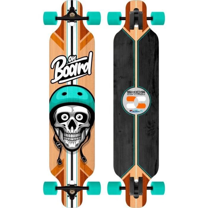 Longboard STAMP 41x9, irányított csúszás
