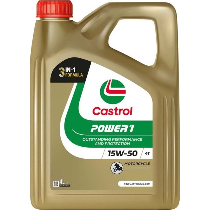 Ulei de motor Castrol Power1 4T 15W-50, 4L