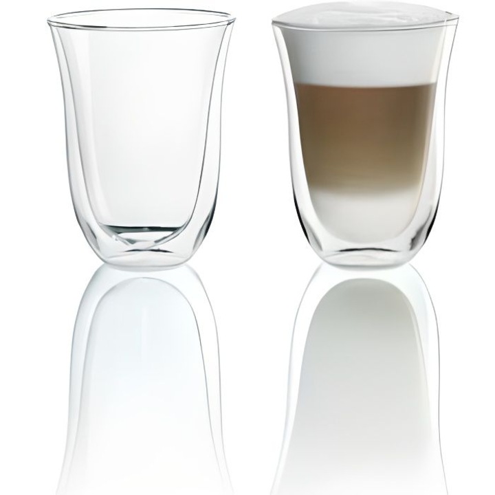 DeLonghi Latte Macchiato pohárkészlet, 2 db, 22 cl