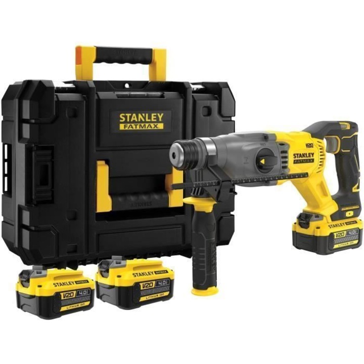 Бормашина и отвертка Stanley FatMax 18V, 2 джаула, 3 режима на работа, 2 батерии 4.0Ah