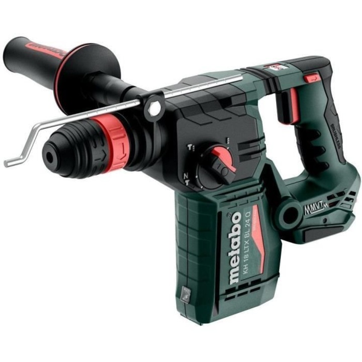 Акумулаторна ударна бормашина, Metabo, KH 18 LTX BL 24 Q, 18 V, SDS-plus, цилиндрична