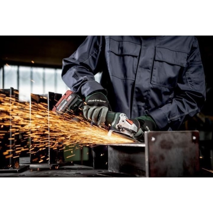 Akkus sarokcsiszoló, Metabo, WB 18 LT BL 11-125 Quick, 18V