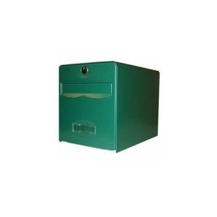 BURG-WACHTER Balthazar postaláda, egyajtós, horganyzott acél, zöld