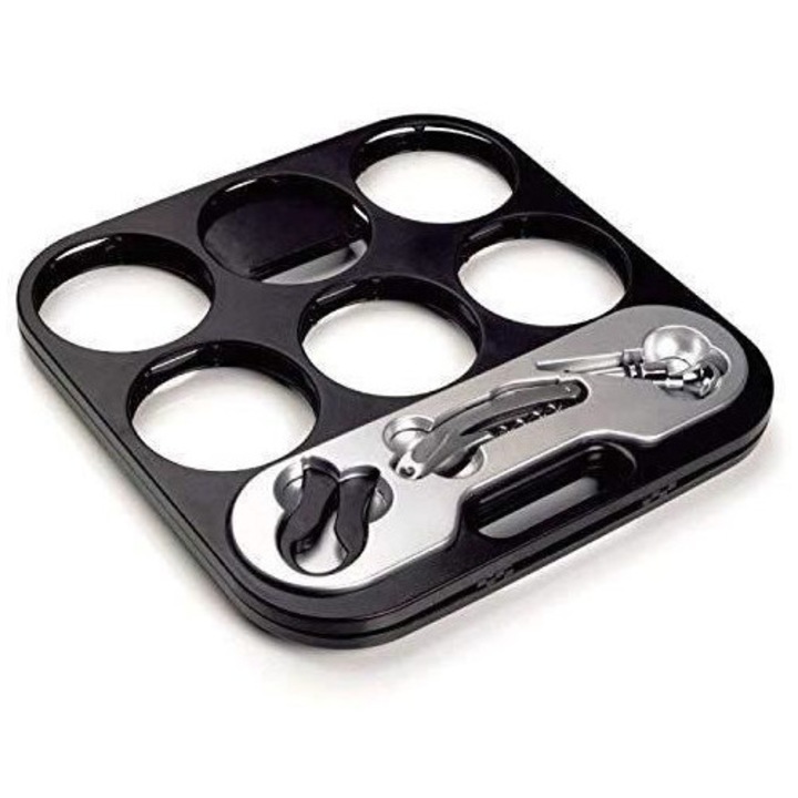 Üveg- és kiegészítőtartók, gyermekszállítási kiegészítők