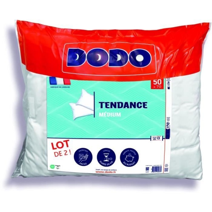 Set de 2 perne DODO, 50x70 cm, poliester