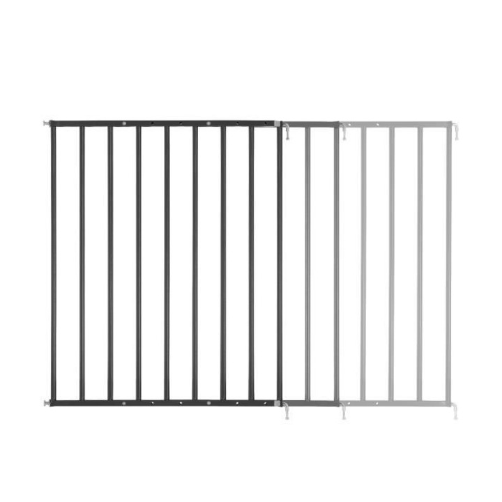 Предпазна вратичка за деца Badabulle Safe&Protect XL, разтегателна 60x106.5см, много широки отвори, черна
