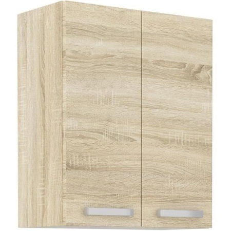 Dulap inalt cu 2 usi, decor Sonoma, 60x31.6x72cm - eMAG.ro