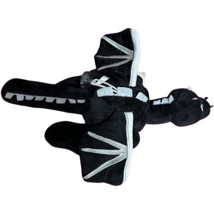 Jucarie de plus Minecraft, Dragonul, 25cm, negru