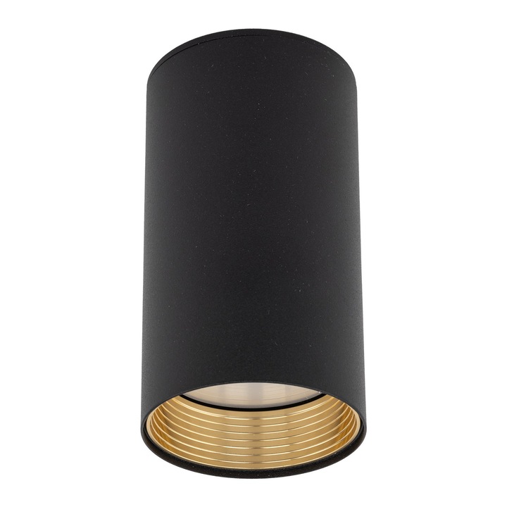 TK Lighting AMIS fekete csillár, irányítható, GU10, műanyag-fém