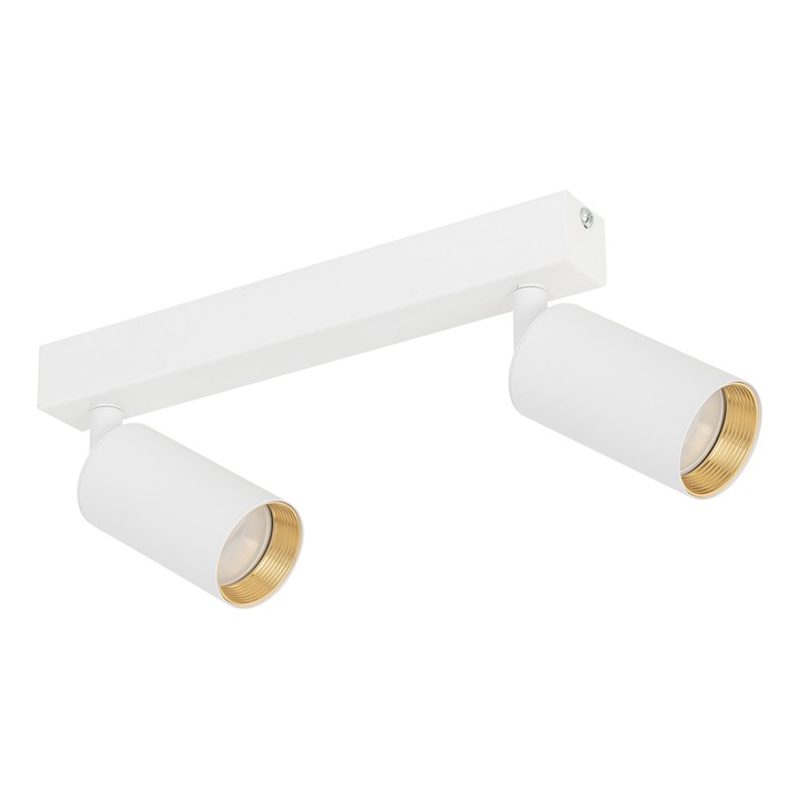 Полилей с 2 лампи GU10 TK Lighting AMIS бял метален