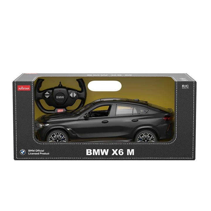 Masina cu telecomanda BMW X6 M, 1:14 Negru