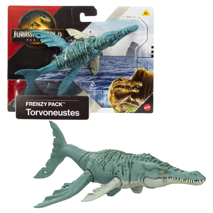 Figurina dinozaur Mattel Torvoneustes Jurassic World, design