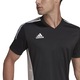 adidas Condivo 22 férfi sportpóló, fekete, újrahasznosított poliészter, Aeroready technológia, L INTL